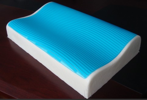 New therapeutic pillow with wavy gel layer TC-GP10